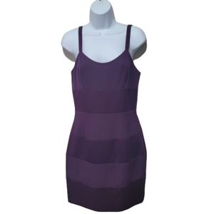 Ann Taylor Purple Sleeveless Sheath Dress